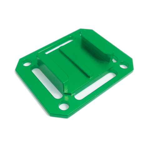 Camera Mount | CNC Aluminium Square Universal Buckle Mount | Green