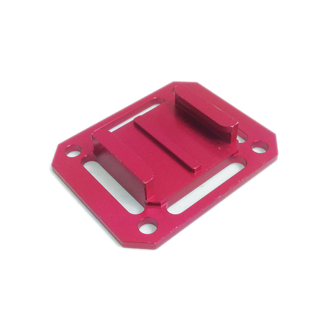 Camera Mount | CNC Aluminium Square Universal Buckle Mount | Red