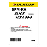 Dunlop DFM | 5" | Slick | Kart Tyre Set