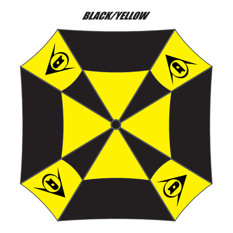 Dunlop DK17 | Flying D Umbrella | Black | Yellow