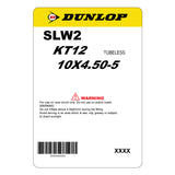 Dunlop KT12-SLW2 | 5" | Wet | Kart Tyre Set